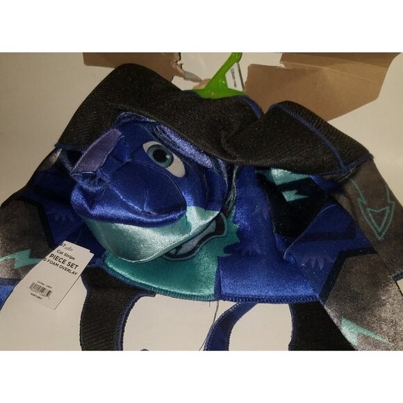 NEW Catboy PJ Masks Cat Stripe King Halloween Toddler Costume + Candy Bucket Lot - Picture 4 of 12